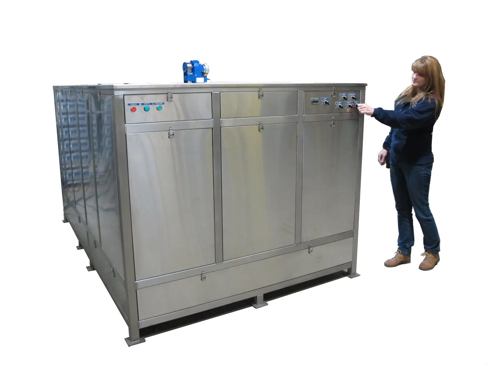 Large ultrasonic cleaner, single tank