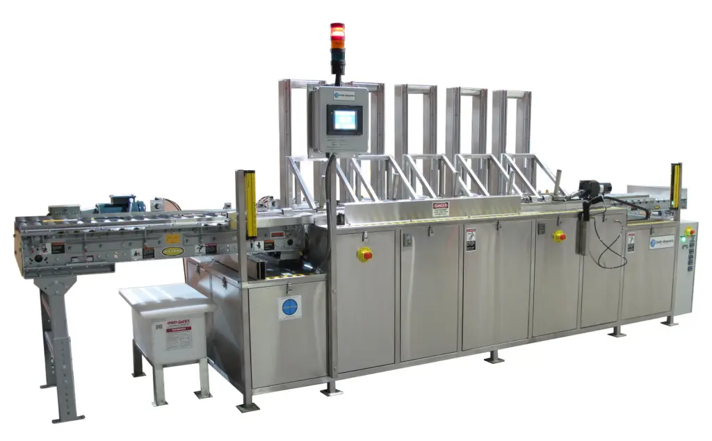 5-tank ultrasonic cleaning liines