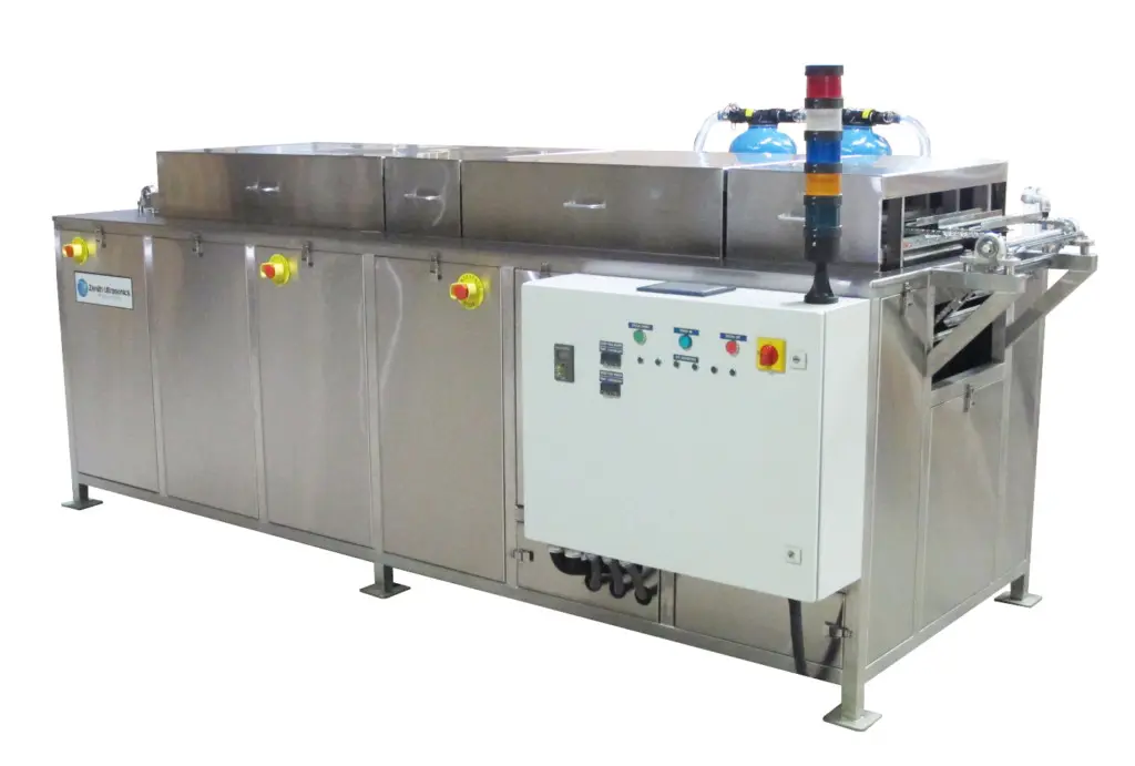 conveyor ultrasonic cleaner