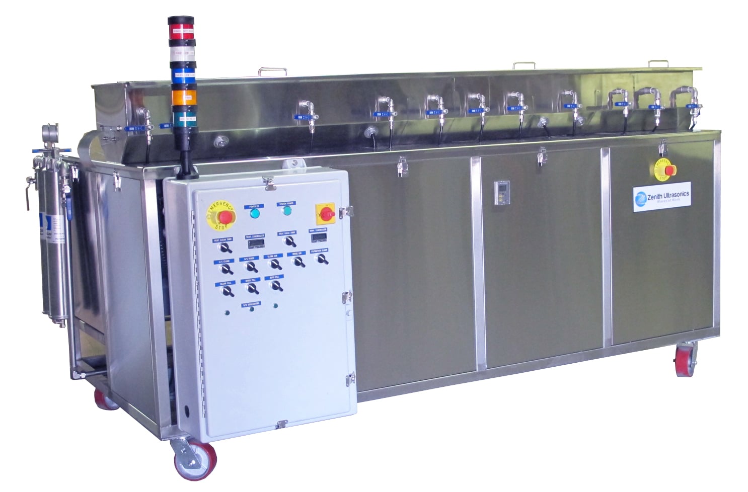 inline metal stamping cleaning system
