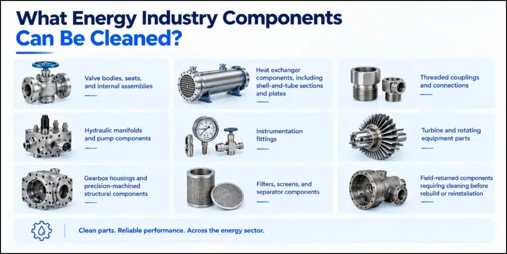 What Energy Industry Components Can Be Cleaned