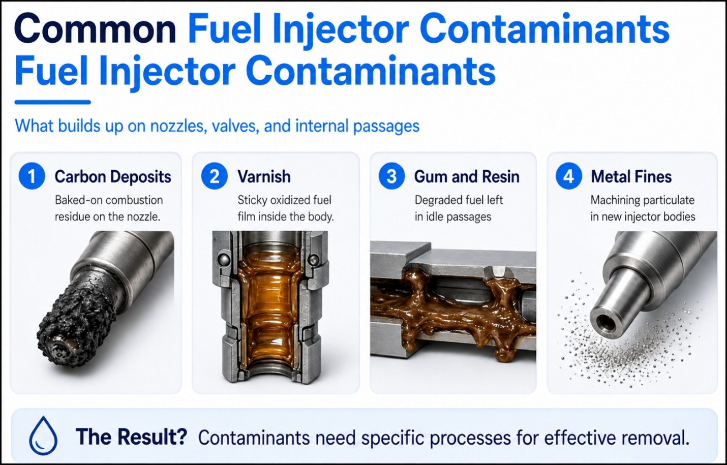 Common Fuel Injector Contaminants Explained
