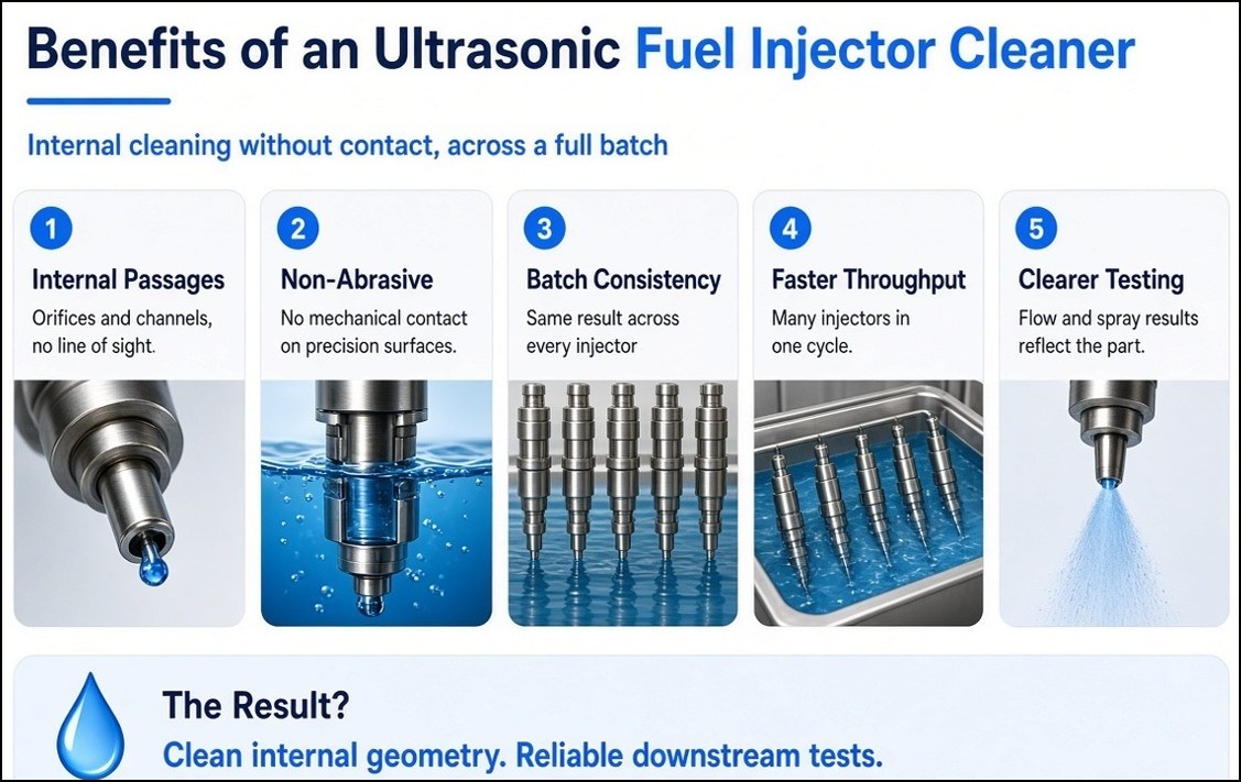 The Benefits of Using an Ultrasonic Fuel Injector Cleaner