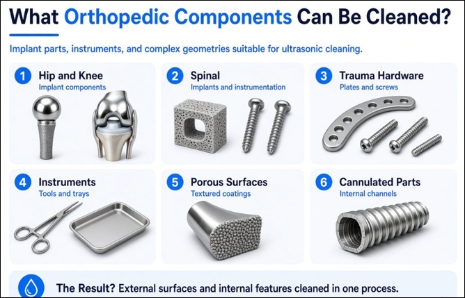 What Orthopedic Components Can Be Cleaned